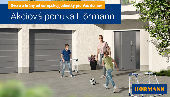 Akciová ponuka Hörmann — dvere a brány od európskej jednotky pre váš domov